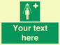 SH5231: Custom Safety Shower Sign
