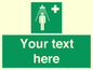 SH5231: Custom Safety Shower Sign