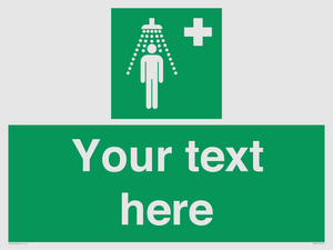 SH5231: Custom Safety Shower Sign
