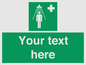 SH5231: Custom Safety Shower Sign