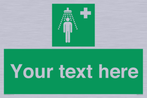 SH5231: Custom Safety Shower Sign
