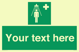 SH5231: Custom Safety Shower Sign