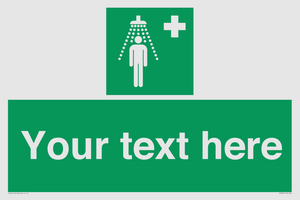 SH5231: Custom Safety Shower Sign