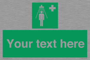 SH5231: Custom Safety Shower Sign