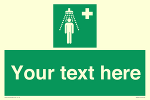 SH5231: Custom Safety Shower Sign