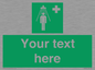 SH5231: Custom Safety Shower Sign