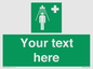 SH5231: Custom Safety Shower Sign