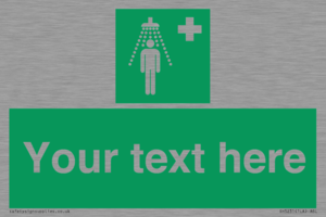 SH5231: Custom Safety Shower Sign