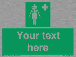 SH5231: Custom Safety Shower Sign
