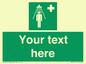 SH5231: Custom Safety Shower Sign