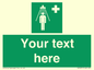 SH5231: Custom Safety Shower Sign