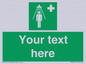 SH5231: Custom Safety Shower Sign