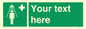 SH5231: Custom Safety Shower Sign