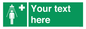 SH5231: Custom Safety Shower Sign