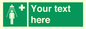 SH5231: Custom Safety Shower Sign