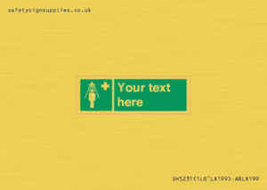 SH5231: Custom Safety Shower Sign
