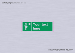 SH5231: Custom Safety Shower Sign