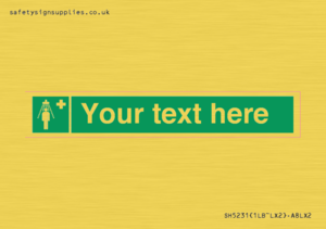 SH5231: Custom Safety Shower Sign