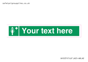 SH5231: Custom Safety Shower Sign