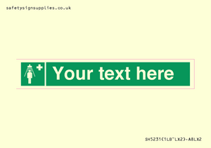 SH5231: Custom Safety Shower Sign