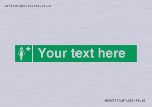 SH5231: Custom Safety Shower Sign