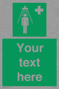 SH5231: Custom Safety Shower Sign