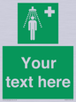 SH5231: Custom Safety Shower Sign
