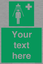 SH5231: Custom Safety Shower Sign