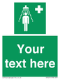 SH5231: Custom Safety Shower Sign