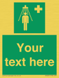 SH5231: Custom Safety Shower Sign