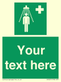 SH5231: Custom Safety Shower Sign