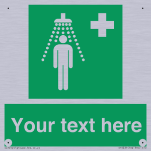 SH5231: Custom Safety Shower Sign