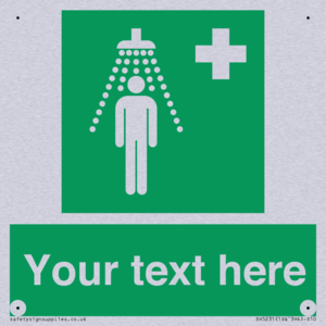 SH5231: Custom Safety Shower Sign