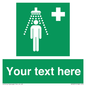 SH5231: Custom Safety Shower Sign
