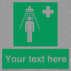SH5231: Custom Safety Shower Sign