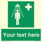 SH5231: Custom Safety Shower Sign