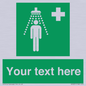 SH5231: Custom Safety Shower Sign