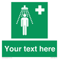 SH5231: Custom Safety Shower Sign
