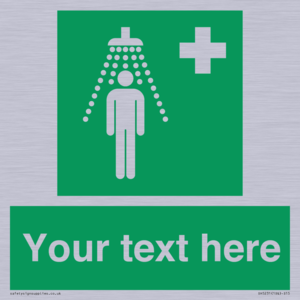 SH5231: Custom Safety Shower Sign