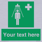 SH5231: Custom Safety Shower Sign