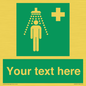 SH5231: Custom Safety Shower Sign