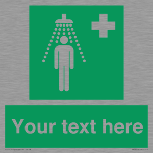 SH5231: Custom Safety Shower Sign