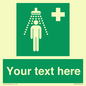 SH5231: Custom Safety Shower Sign
