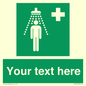 SH5231: Custom Safety Shower Sign