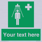 SH5231: Custom Safety Shower Sign