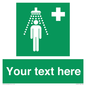 SH5231: Custom Safety Shower Sign