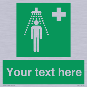 SH5231: Custom Safety Shower Sign