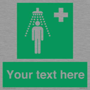 SH5231: Custom Safety Shower Sign