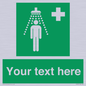 SH5231: Custom Safety Shower Sign