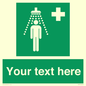 SH5231: Custom Safety Shower Sign